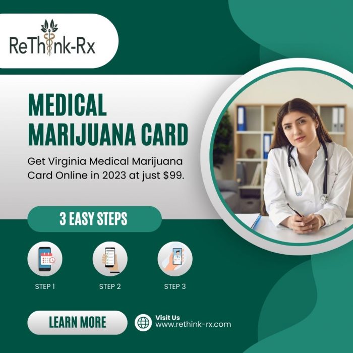 Get Virginia Medical Marijuanas Card Online – ReThink-Rx