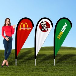 Maximize Your Advertising Potential with Tailor-made Teardrop Flags