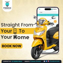 Best Scooty on Rent in Jaipur at Freedo Rentals