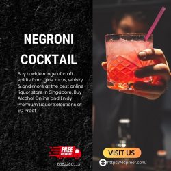 Buy Negroni Cocktail Online In Singapore | Free Delivery Charges