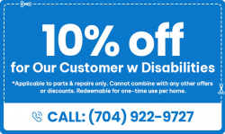 10% off for Our Customers w Disabilities