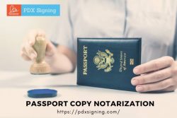 Passport Copy Notarization