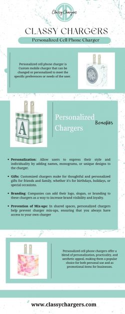 Personalized Cell Phone Charger | Classy Chargers