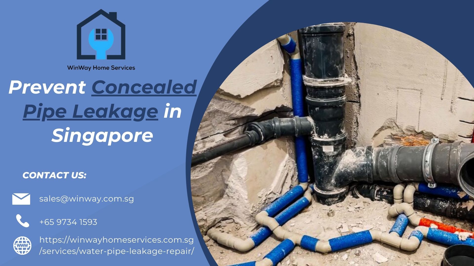 Prevent Concealed Pipe Leakage in Singapore Social Social Social