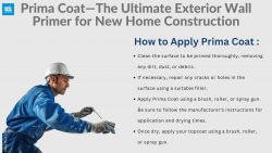Prima Coat—The Ultimate Exterior Wall Primer for New Home Construction