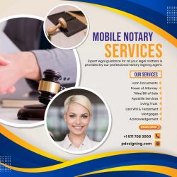Professional mobile notary service