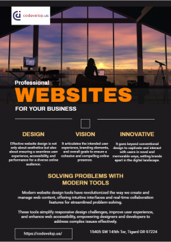 Professional websites for your businesses