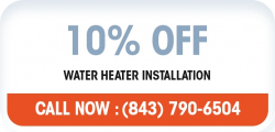 10% off on Water heater installation