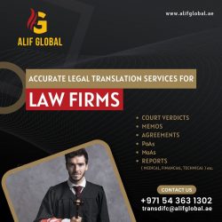 Legal Translation Services Dubai