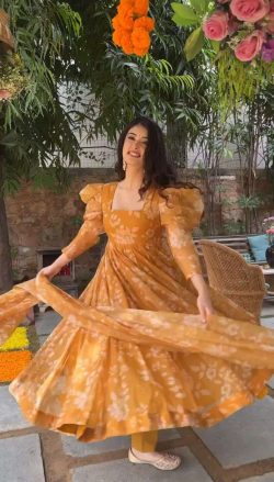 Rivaaz Presents Enduring Beauty in their Anarkali Dress Line for Women