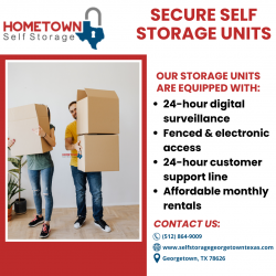 Safe & Affordable Self Storage Units in Georgetown, TX