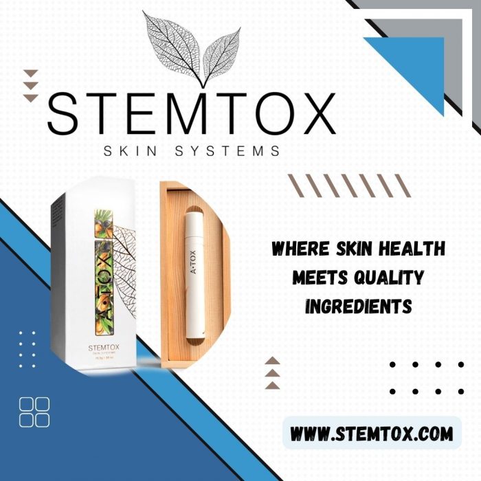 Stemtox Skin Systems – Where Skin Health Meets Quality Ingredients