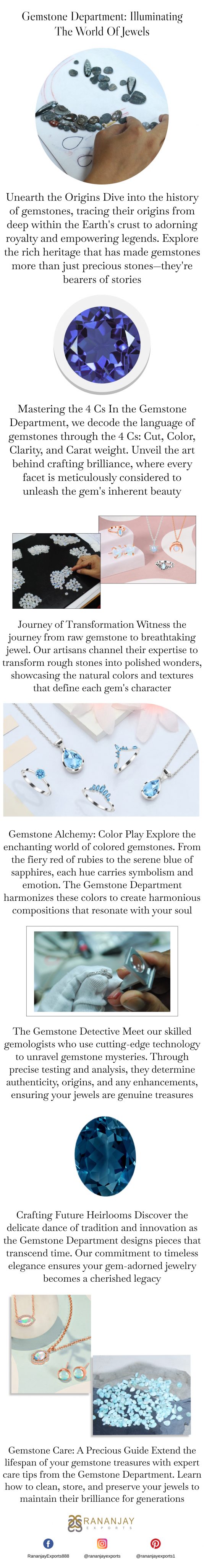 Gemstone Department: Illuminating the World of Jewels