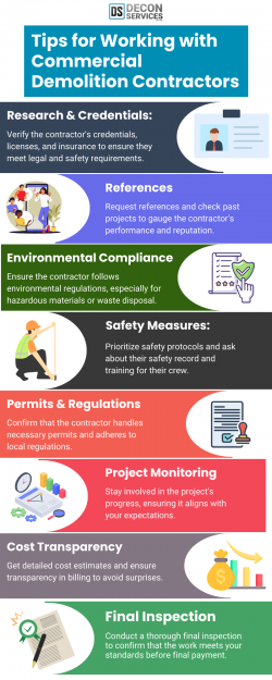 Tips for Working with Commercial Demolition Contractors