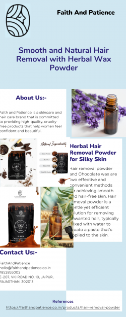 Herbal Hair Removal Powder for Silky Skin