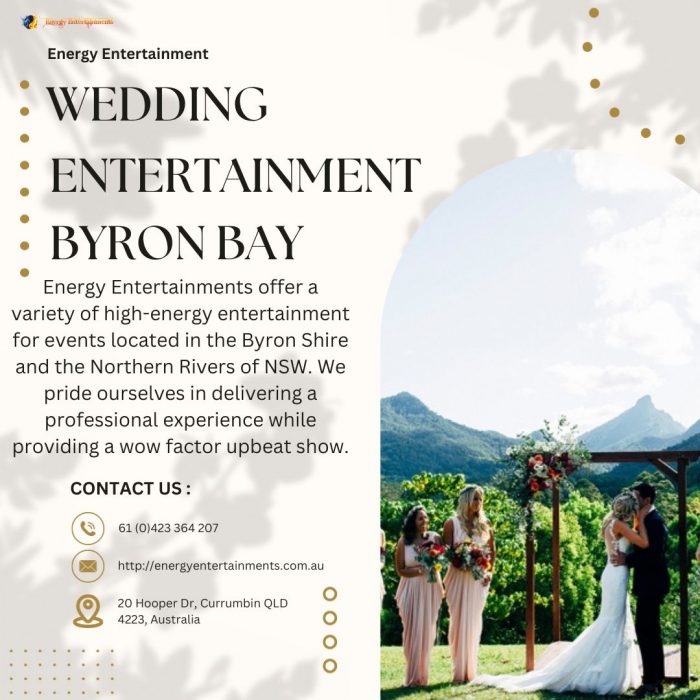 Wedding Entertainment Byron Bay – Energy Entertainment