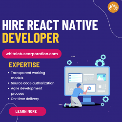Hire React Native Developer – Whitelotus Corporation