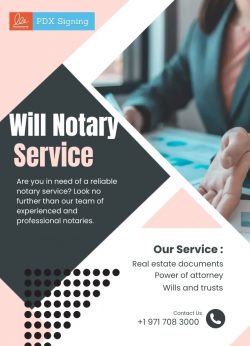 Will notary services