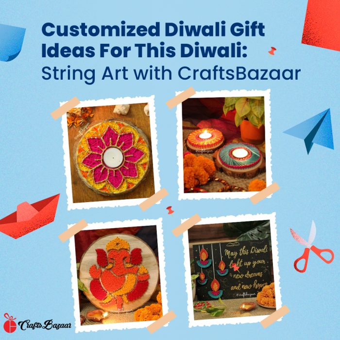 Customized Diwali Gift Ideas For This Diwali: String Art With CraftsBazaar