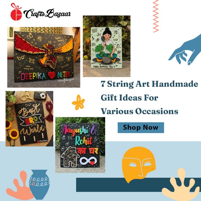 7 String Art Handmade Gift Ideas For Various Occasions