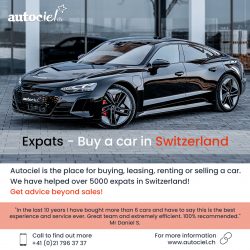 Trusted Source to Buy Used Cars in Switzerland | AutoCiel