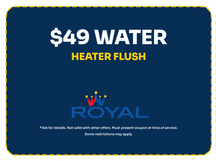$49 Water Heater Flush