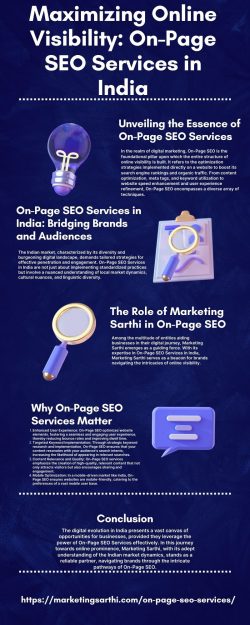 Maximizing Online Visibility: On-Page SEO Services In India