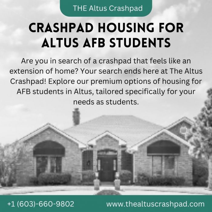 Crashpad Housing for Altus AFB Students