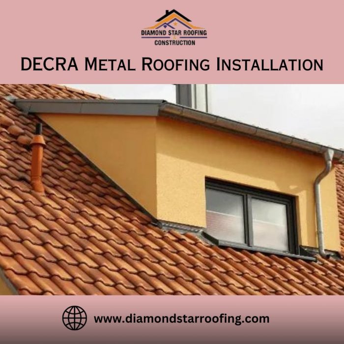 DECRA Metal Roofing Installation
