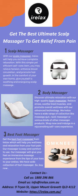 Discover An Ultimate Scalp Massager To Get Wellness Comfort