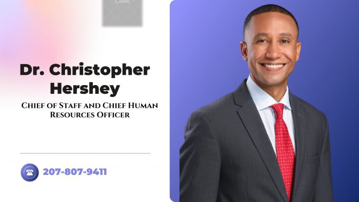 Dr. Christopher Hershey Role As Chief of Staff Human Resources Officer