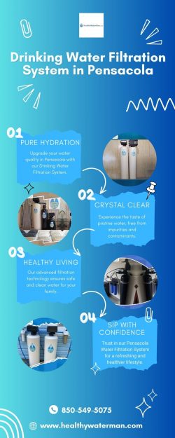 Drinking Water Filtration System in Pensacola: Get Pure Water for Your Home
