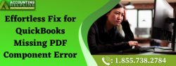 A must follow guide to fix QuickBooks Missing PDF Component instantly