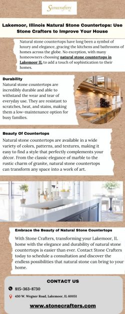 Elevate Your Home with Luxury Lakemoor’s Premier Stone Countertops