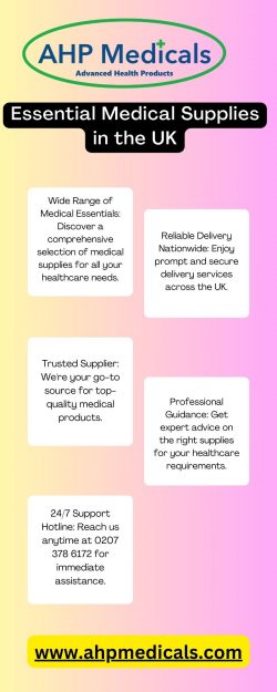 Top-Quality Medical Equipment in the UK: Explore AHP Medicals