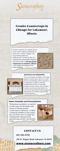 Experience the Luxury of Chicago Granite Countertops in Lakemoor, IL