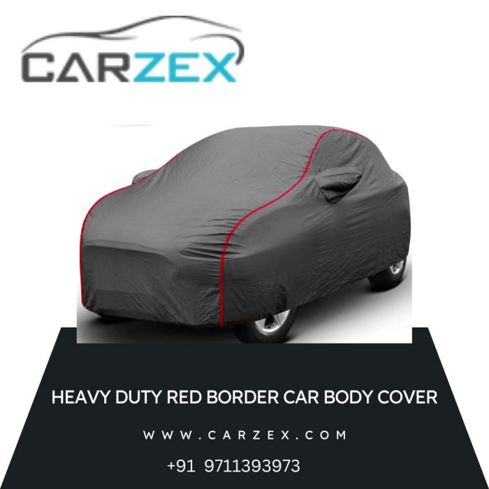 Heavy Duty Red Border Car Body Cover For Renault Duster
