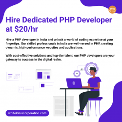 Hire Dedicated PHP Developer at $20/hr