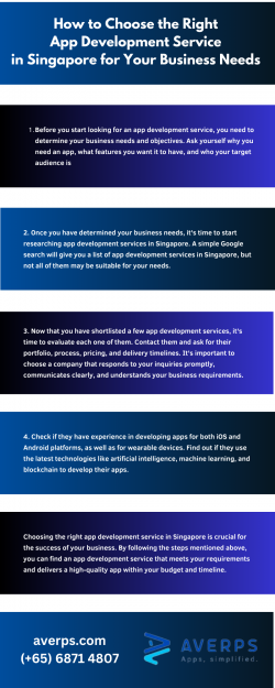 How to Choose The Right App Development Service in Singapore for Your Business Needs – Ave ...