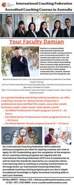 ICF Accredited Coaching Courses in Australia – Coach Transformation Academy