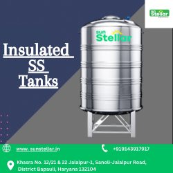 Insulated SS Tanks – Sun Stellar