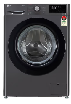 8Kg Front Load Washing Machine, AI Direct Drive™, Middle Black