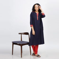 Buy CRIMSON Red Churidar From Eco Friendly Clothing Brand India