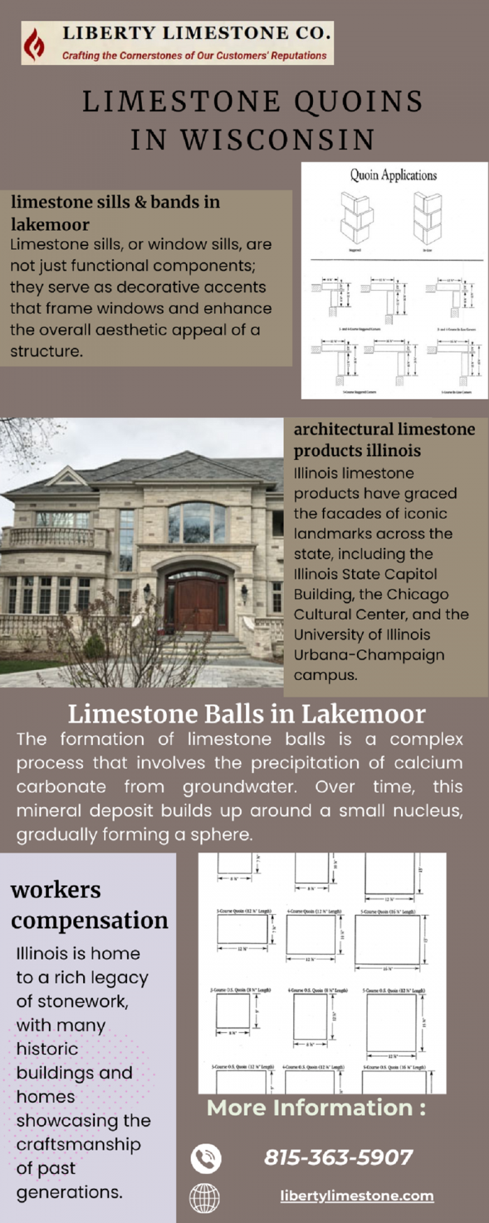 Liberty Limestone — Your Source for Limestone Quoins in Wisconsin