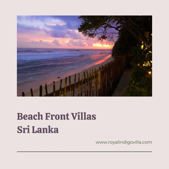 Luxury Beach Front Villas in Sri Lanka