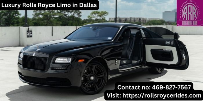 Luxury Rolls Royce Limo in Dallas