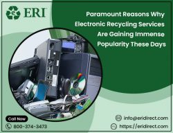 Paramount Reasons Why Electronic Recycling Services Are Gaining Immense Popularity These Days