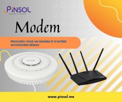 Procurez-vous un modem et d’autres accessoires réseau – Pinsol