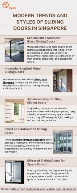 Modern Trends and Styles of Sliding Doors in Singapore
