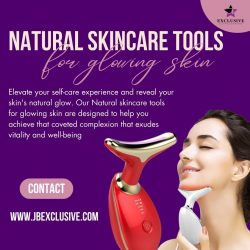 Natural skincare tools for glowing skin